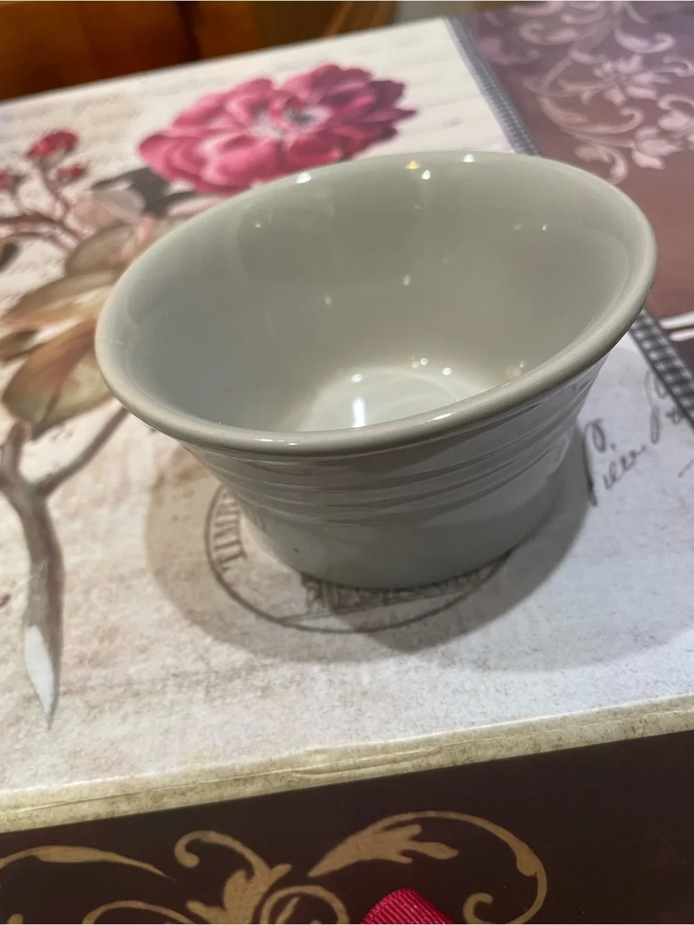 Mason Cash Stoneware Mixing Bowl - Cream Top, Gray Body
